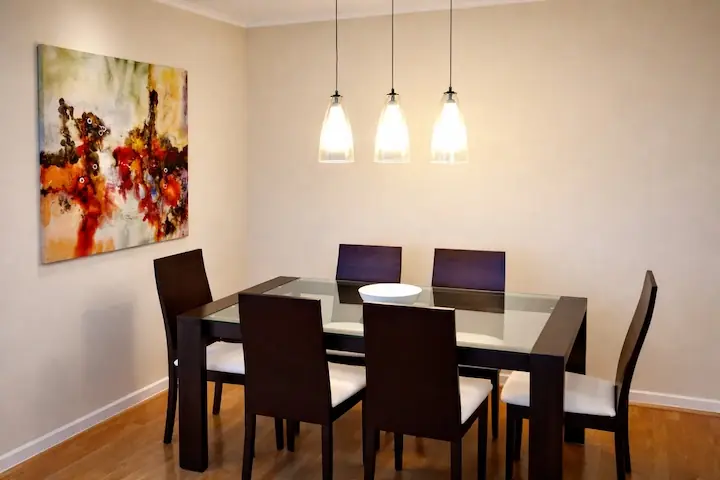 Comedor del departamento amoblado en Rancagua